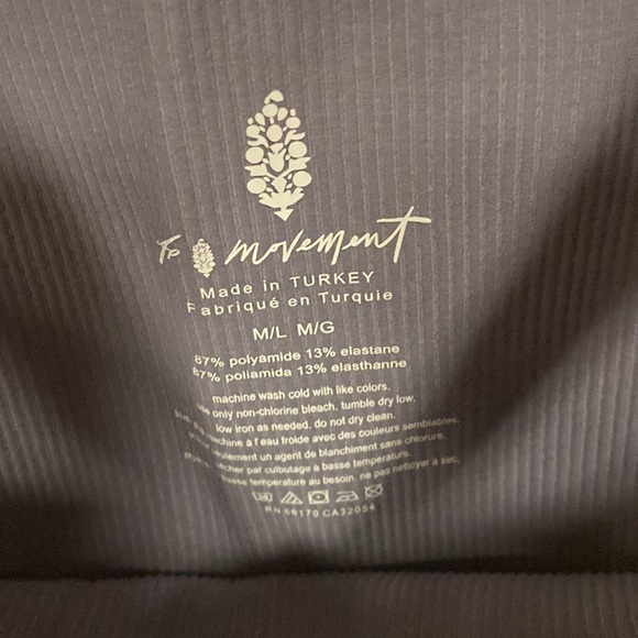 Free People ribbed crop tank - Picture 4 of 7